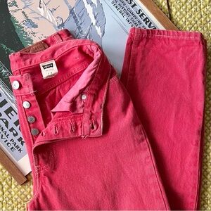 Vintage Red Button Fly Levi’s